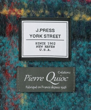 J.PRESS YORK STREET 【WOMEN】QUIOC チェックマフラー ブルー系3