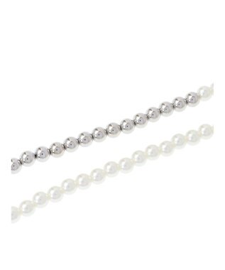 Green Parks ｅｖｅｒｙ　ｗａｌｋ．３ＷＡＹパールスマホショルダー Silver