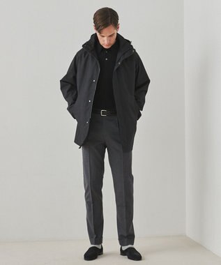 GOTAIRIKU 【仕事で着用可】ラスタードビー フーデッドブルゾン_地柄(24/25年モデル) ブラック×チェック地柄(24年新色)