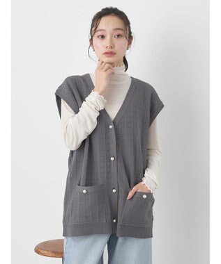 earth music&ecology シアータートルネックプルオーバー Ivory