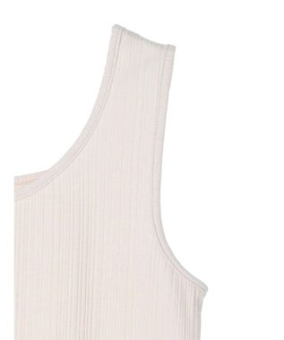 Green Parks 前後２ｗａｙリブタンク Light Beige