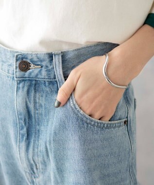 WEGO セミフレアデニムパンツ デニム淡色