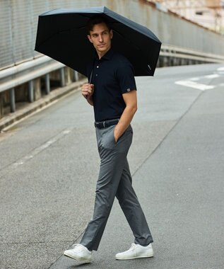 GOTAIRIKU 仕事でつかえる 晴雨兼用かさ【遮熱/遮光率・UVカット100%】 東レ サマーシールド 折りたたみ傘_61cm 320g ブラック系