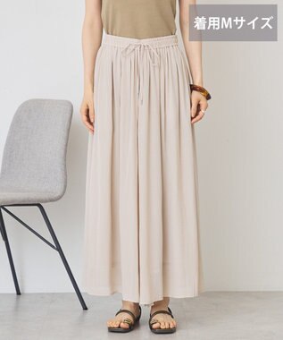AMERICAN HOLIC 【選べる丈】接触冷感シフォンスカーチョ【WEB限定カラー有り】 Light Beige
