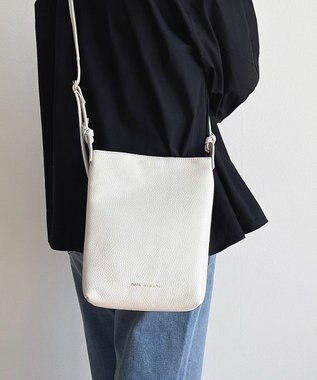 Hekhèr Le Style de Vie 新色追加【日本製】シュリンクレザー ショルダーバッグ ホワイト