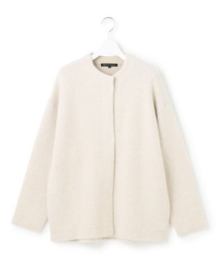 23区 S 【見上愛さん着用】ラクーンブレンドダブルフェイス ニット アウター アイボリー系