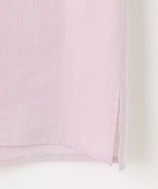 J.PRESS LADIES L 【WEB限定カラーあり・一枚で着映え】ラミーポプリン ティアード シャツ 【WEB限定】ラベンダー系