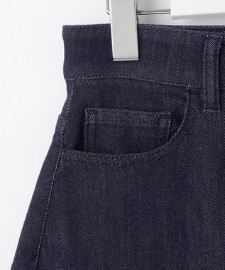 自由区 【洗える】ウスカルデニムAライン スカート インディゴ