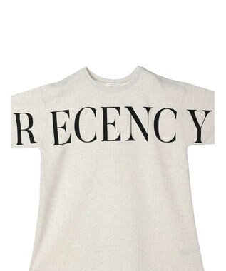 Green Parks ミニ裏毛ＢＩＧロゴチュニック Oatmeal