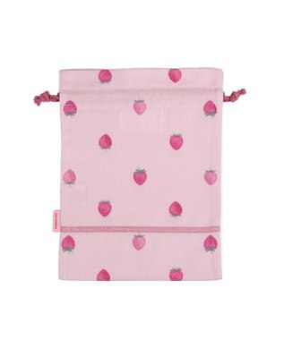 Mother garden マザーガーデン 野いちご 巾着 小《レトロストロベリー柄》 レトロストロベリー柄
