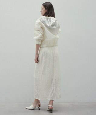 BEIGE， 【洗える・Precious 4月号掲載】GAURA / シアーパーカーブルゾン Meringue