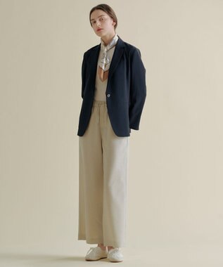 J.PRESS LADIES S BREEZE COOL トロ テーラード ジャケット ネイビー系