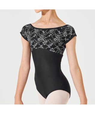 Chacott フレンチスリーブレオタード ブラック