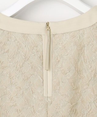 自由区 【セットアップ対応】ワッシャーカットジャカード ブラウス ベージュ