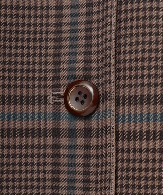 ANY SIS 【美人百花10月号掲載】リバーシブルチェックラップ ワンピース ブラウンチェック×キャメル