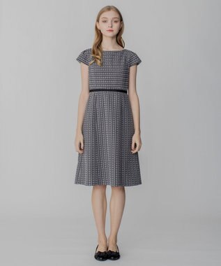 TOCCA 【洗える！】ICON BORDER ドレス ライトグレー系7