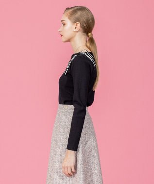 TOCCA 【洗える！】ETERNAL KNIT プルオーバー ブラック系