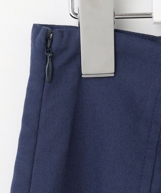 Feroux 【洗える】コルセットチュール スカート ネイビー系