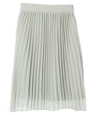 earth music&ecology すきな丈シフォンプリーツスカート Mint