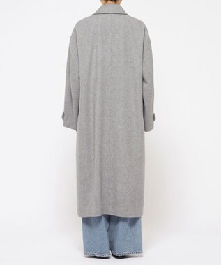 uncrave ロング チェスターコート（uncrave WHITE） ライトグレー