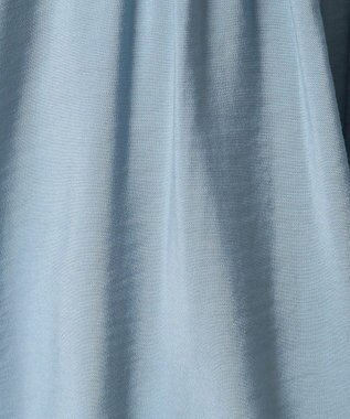 AMERICAN HOLIC 接触冷感Wポケット5分袖ショートシャツ Sax