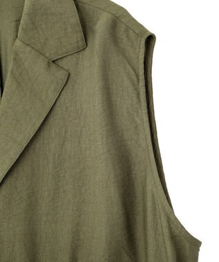 Green Parks ドロストミリタリーベスト Khaki
