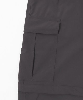 WEGO 【セットアップ対応ITEM】2WAYリップストップカーゴパンツ グレー