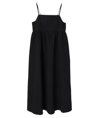 Green Parks ・ＥＬＥＮＣＡＲＥ　ＤＵＥ　フクレキャミワンピース Black