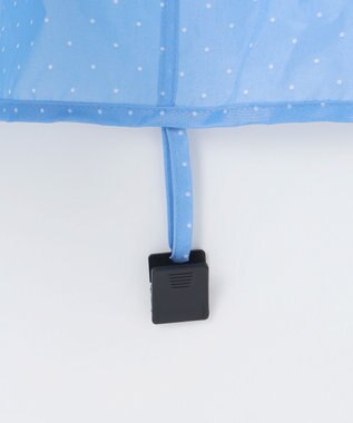 MOONBAT FLAT PURE サイクル レインポンチョ ドット 自転車 収納袋付き サックスブルー