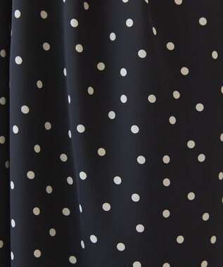 AMERICAN HOLIC ドットサテンイージーパンツ Black