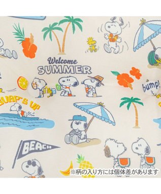 PET PARADISE スヌーピー クール 四角カドラー 《サマーバケーション柄》 Ｓ ホワイト×ブルー