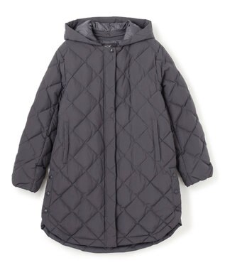 UNFILO 【自宅で洗濯OK / 軽量で暖かい】TAIONコラボ 2WAY キルティングダウン チャコール