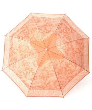 槇田商店 Kirie ペイズリー ビンテージアプリコット 折りたたみ傘 オレンジ