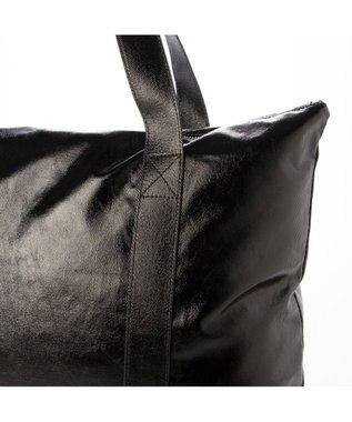 UNBILLION カシュカシュ cachecache / 綿コーティングビッグバッグ ブラック