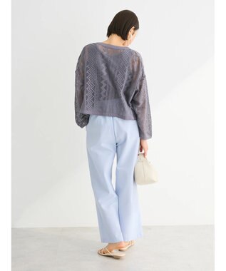 Green Parks ＳＥＴ２点　レースカーデ＋タンクトップ Dark Blue