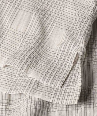 Paul Smith ワッシャーチェック シアー シャツ オフホワイト