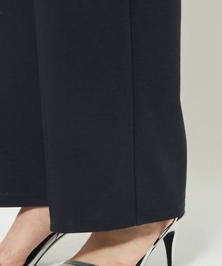 uncrave ダブルフェイスジャージー オールインワン ブラック