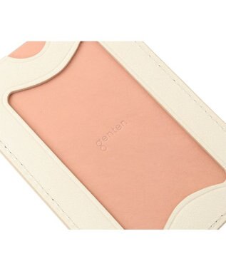 genten フラッターカットワーク パスケース オフホワイト