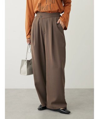 Green Parks ・ＥＬＥＮＣＡＲＥ　ＤＵＥ　ワイドパンツ Brown