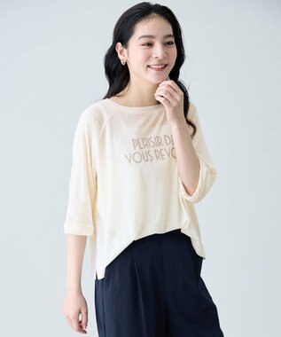 ANY シアークロップドプルオーバー エクリュ