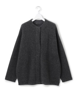 23区 S 【見上愛さん着用】ラクーンブレンドダブルフェイス ニット アウター グレー系