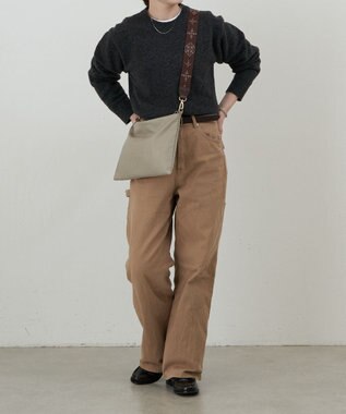 russet アレンジショルダーベルト［Monogram］(CE-1099) D.Brown（ゴールド金具）