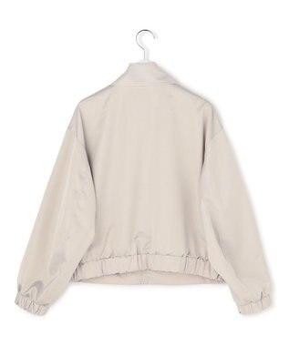 ICB 【2WAY】 ダルグロッシーサテン ボウタイ付きブルゾン トープ