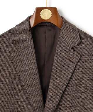 J.PRESS MEN 快適さとエレガンスを纏う【セットアップ対応 / ストレッチ】SOFAニット ハイグレードジャージー ジャケット ブラウン系8