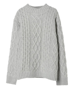 CRAFT STANDARD BOUTIQUE ケーブルニットドッキングスウェット