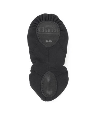 Chacott スプリットバレエシューズ　Ｄ幅（普通幅）／Ｅ幅（広幅） ブラック