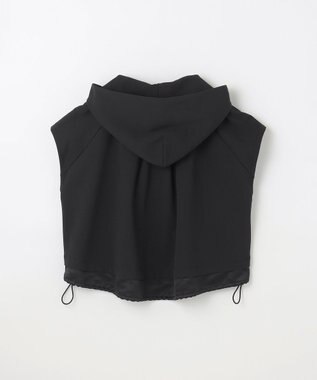 GRACE CONTINENTAL クロップトジャージトップ ブラック