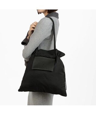 LANVIN en Bleu ポプリス ポケッタブルバッグ ブラック