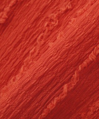 Green Parks ５分袖表面感カットプルオーバー Orange