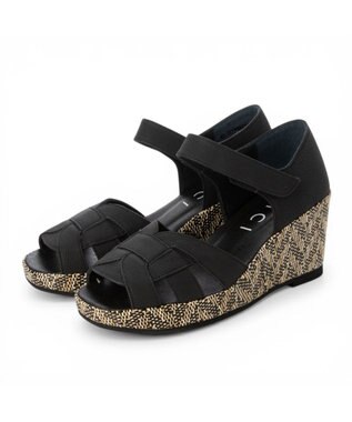 MODE ET JACOMO <D'ICI>カットワークストラップサンダル